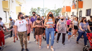 Magdalena Sierra recorrió las nuevas viviendas de La Saladita y los barrios Nueva Argentina y Néstor Kirchner