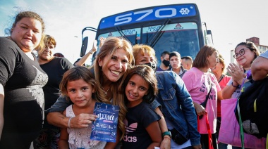 Magdalena Sierra inauguró el nuevo ramal de la línea 570