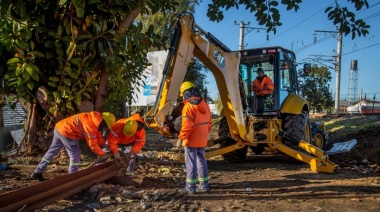 Avanzan las obras de la nueva estación en Quilmes Sur del Ferrocarril Roca