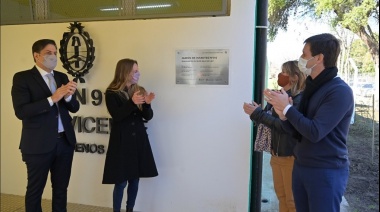 Agustina Vila y Nicolás Trotta inauguraron un Jardín de Infantes en San Vicente