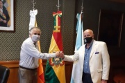 El Defensor del Pueblo de Avellaneda visitó al embajador de Bolivia