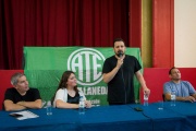González Santalla participó del reconocimiento a las trabajadoras y trabajadores de ATE Salud