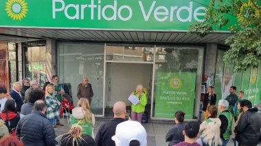 La Presidenta del Partido Verde, Silvia Vázquez, inauguró la nueva Casa del Partido en Avellaneda