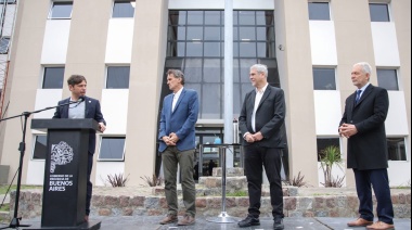Kicillof y Ferraresi inauguraron obras en el Departamento Judicial Avellaneda - Lanús 
