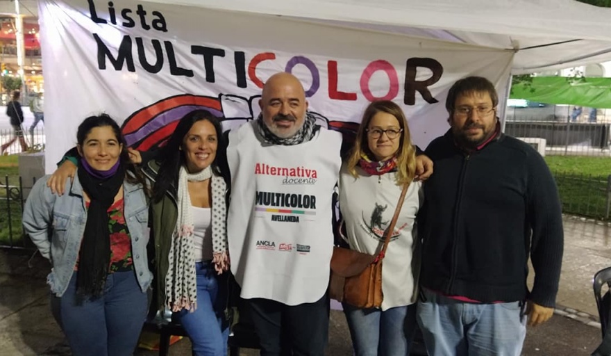 Marcelo Iommi y la lista Multicolor van por un cambio en la conducción del Suteba Avellaneda