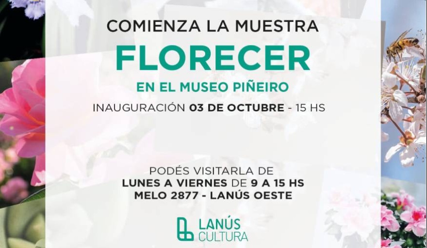 El Municipio de Lanús inauguró la muestra Fotográfica Florecer