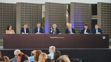 Alberto Fernández inauguró el nuevo edificio de la UNAJ