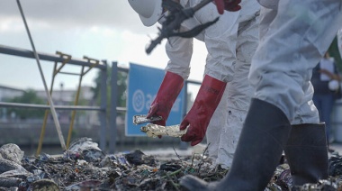 Ramas y plásticos son los principales residuos que ACUMAR retira del Riachuelo