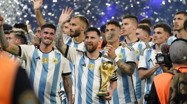 Argentina goleó 7-0 a Curazao en la fiesta de los campeones del mundo