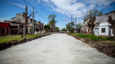 El Municipio de Quilmes avanza con las obras de pavimentación en la zona oeste del distrito