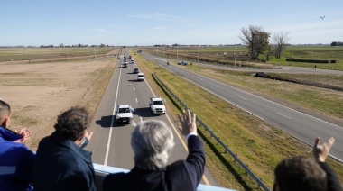 Alberto Fernández: "La obra pública es conectar a la Argentina y acercar pueblos"