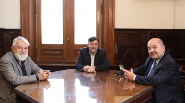 Jorge Calzoni se reunió con el vicepresidente Académico de la Universidad Nacional de La Plata