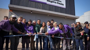 Mayra Mendoza inauguró la base operativa Región Oeste