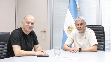 Néstor Grindetti y Jorge Ferraresi analizaron una agenda de trabajo en común