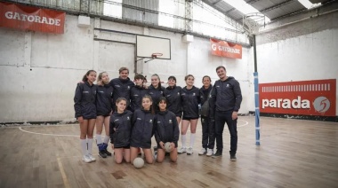 Juegos Bonaerenses: Alejo Chornobroff junto a los representantes de Avellaneda en Mar del Plata
