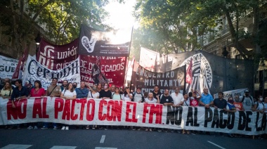 Cele Fierro: "Hay fuerza social para romper con el Fondo"