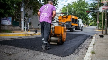 Continúa avanzando el Plan Integral de Bacheo en Quilmes Centro