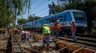 Avanzan las obras en la nueva estación de trenes en Quilmes Sur