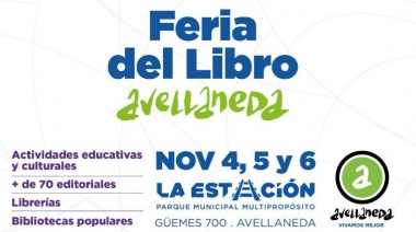 Se viene la "Feria del Libro Avellaneda" en La Estación