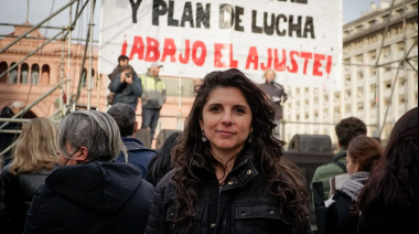 Cele Fierro: "Hoy desafiamos a la CGT traidora y llenamos Plaza de Mayo"