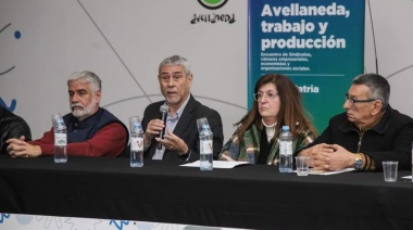 Ferraresi encabezó el encuentro "Avellaneda, Trabajo y Producción"