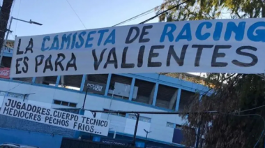Racing repudió los pasacalles colgados alrededor del Cilindro de Avellaneda