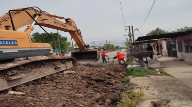 El Municipio de Lomas de Zamora emprende nuevas obras hídricas en Santa Catalina y Llavallol Sur