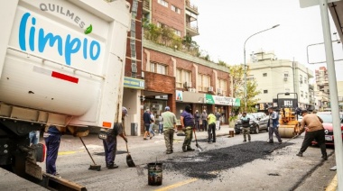 Bacheo de Quilmes Centro y Limpieza de Arroyos en la Zona Oeste del Distrito