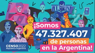 Resultado provisorio del Censo 2022: Argentina tiene 47.327.407 habitantes