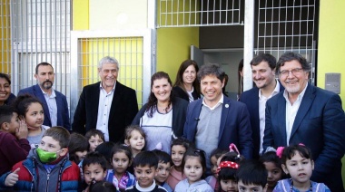 Axel Kicillof y Jorge Ferraresi inauguraron dos jardines de infantes en Avellaneda