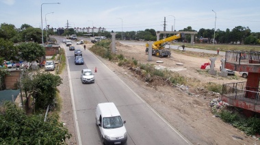 Continúa el avance de la obra de la nueva traza del acceso sudeste