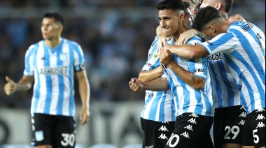 Racing le ganó 2-1 a Lanús y le cortó la racha de cuatro triunfos consecutivos