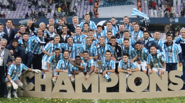 Racing campeón de la Supercopa Argentina