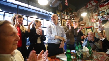 Horacio Rodríguez Larreta y Maxi Gallucci charlaron con vecinos en Avellaneda