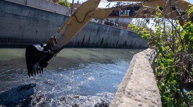 Continúa la limpieza de arroyos en Avellaneda, Lomas de Zamora y Marcos Paz