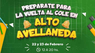 Prepará tu vuelta al cole en Alto Avellaneda