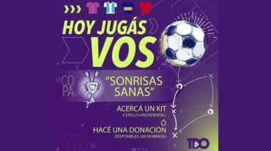 La ONG Tablero de Oportunidades lanza la campaña "Hoy jugas Vos: Copa Sonrisas sanas"