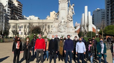 Machado recibió a Santilli y Larreta en Avellaneda