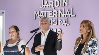 Jorge Ferraresi inauguró el primer Jardín Maternal del 2023