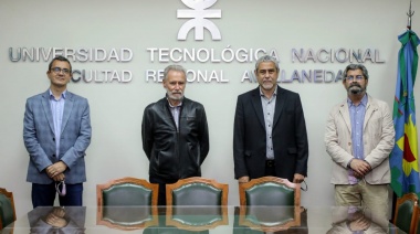 Ferraresi visitó la UTN Avellaneda y se reunió con autoridades de la Facultad