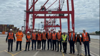 El Puerto de Dock Sud recibió a la delegación de Países Bajos