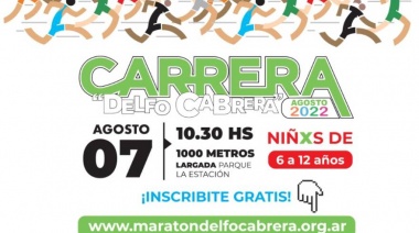 Se viene la Carrera Delfo Cabrera en Avellaneda