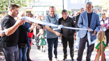 Ferraresi inauguró el nuevo edificio del jardín de infantes del STMA