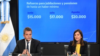 Raverta y Massa anunciaron un aumento del 21% para jubilaciones, pensiones y asignaciones