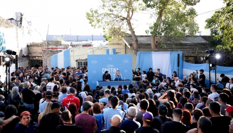 Máximo Kirchner en Avellaneda: “Vamos a ganar la Provincia y la Argentina”