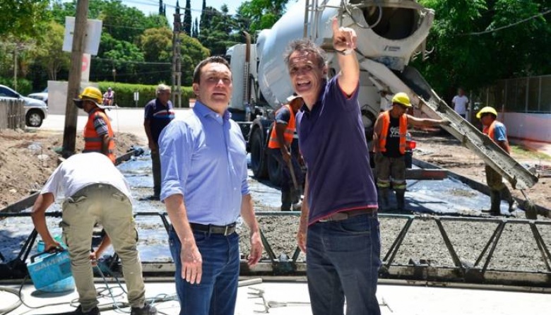 Katopodis recorrió obras de mejoramiento integral en Florencio Varela