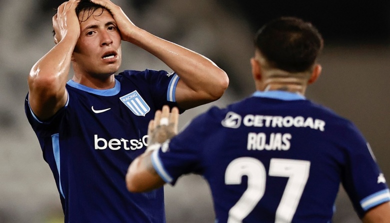 Racing perdió con Botafogo y quedó al borde de la eliminación en la Sudamericana