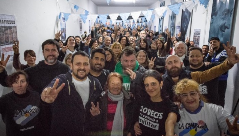 A un año de la condena de Cristina, Emmanuel Santalla y Lucia Cámpora encabezaron encuentro en Avellaneda
