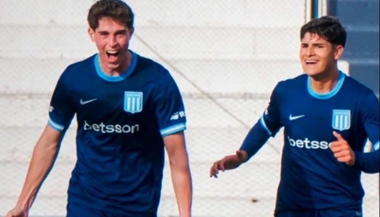 El hijo de Diego Milito tuvo una tarde soñada: doblete y clasificación para Racing