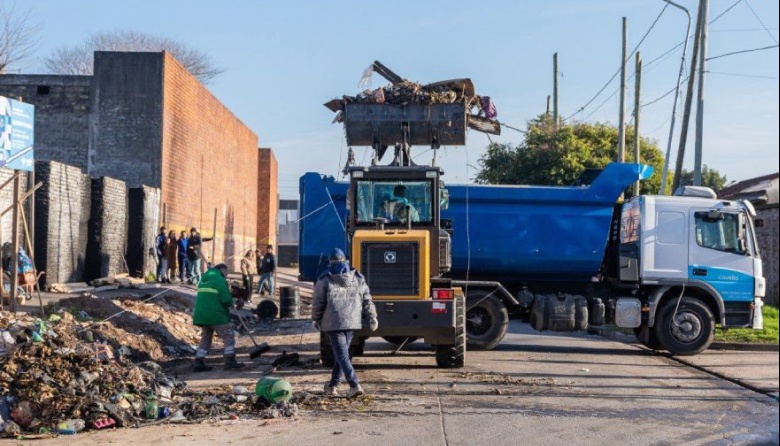 Lanús Gobierno comenzó nuevas obras en las inmediaciones del cementerio municipal
